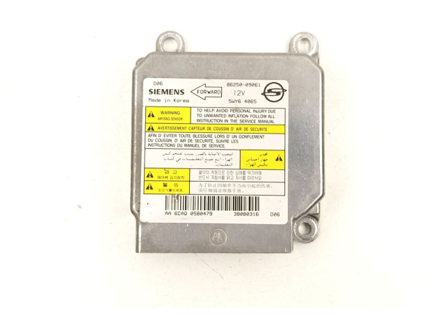 Блок подушек безопасности 8625009061 SsangYong Kyron