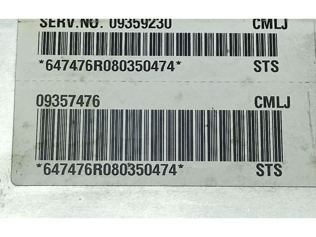 Блок управления 09359230, 09357476   Cadillac STS Seville