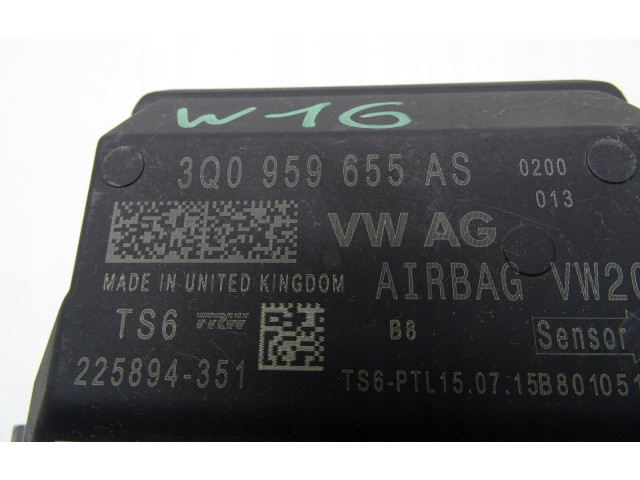 Блок подушек безопасности 3Q0959655AS Skoda Octavia Mk3 (5E)