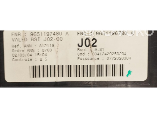 Řídící jednotka 0261208301, 0261208301 Peugeot 307 CC 2003