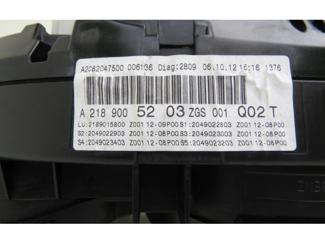 Přístrojová deska Mercedes-Benz CLS C218 X218 2012 A2189005203