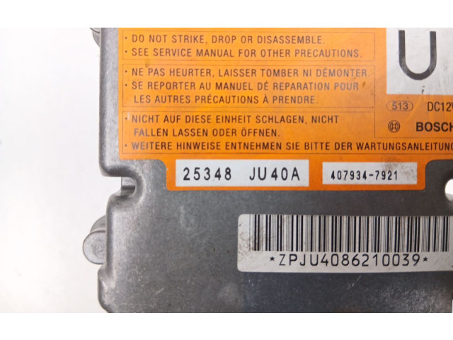 Блок управления надувных подушек 25348JU40A Infiniti G37