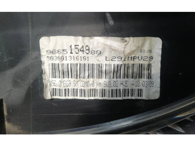 Přístrojová deska  Citroen Berlingo 2010 9665154980  