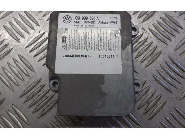 Блок подушек безопасности 1C0909601A   Skoda Fabia Mk1 (6Y)