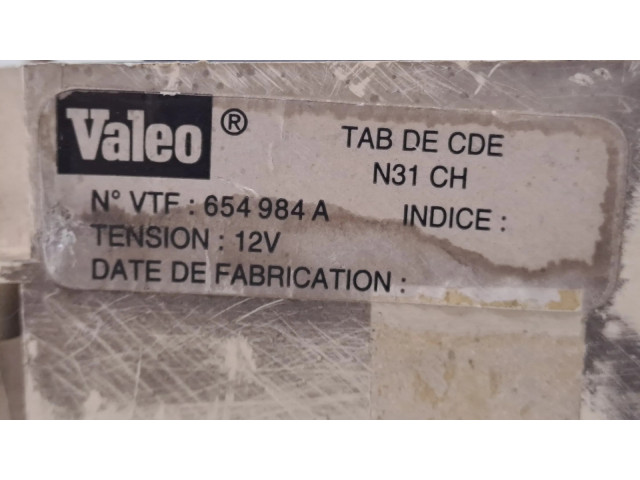 Блок управления климат-контролем 654984A Citroen Berlingo