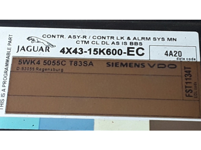 Блок комфорта 4X4315K600EC, 5WK45055CT83SA   Jaguar X-Type   