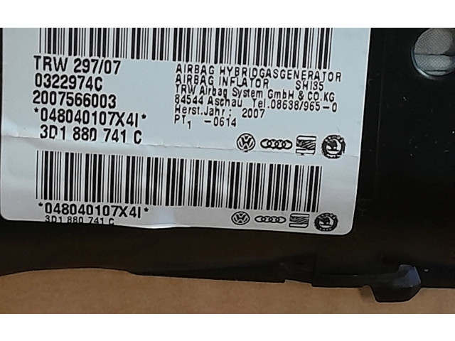 Боковая подушка безопасности 3D1880741C Volkswagen Phaeton