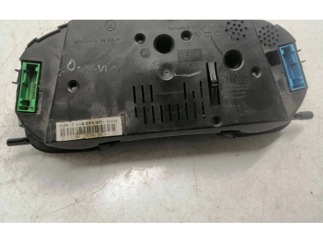 Панель приборов 1U0920811J, 110080146 Skoda Octavia Mk1 (1U)
