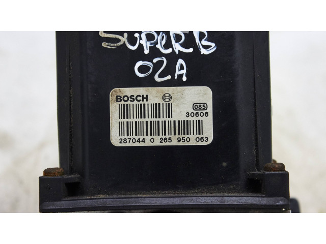 Блок АБС 0265950063, 3u0614517b   Skoda  Superb B5 (3U)  2001 - 2008 года