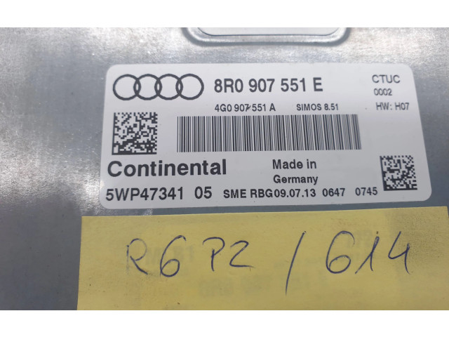 Блок управления двигателя 8R0907551E, 4G0907551A Audi Q5 SQ5