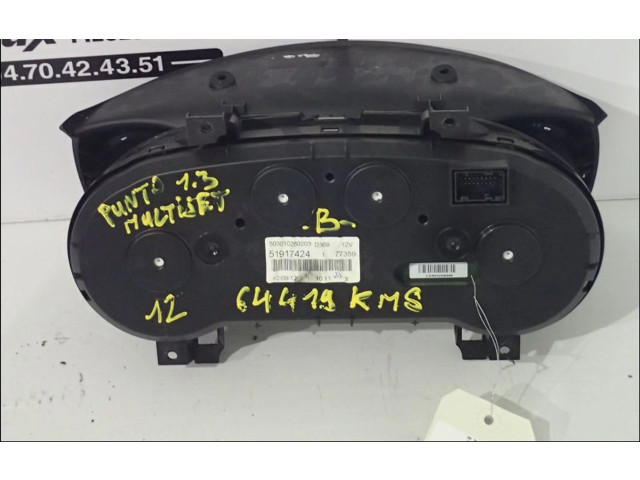Přístrojová deska Fiat Punto Evo 2012 51917424