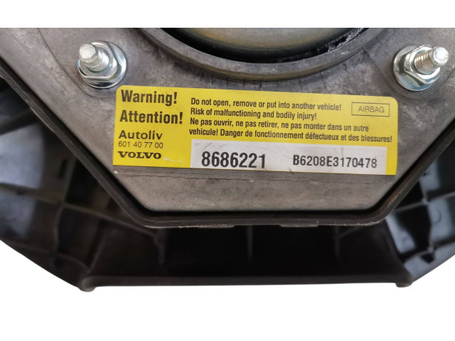 Подушка безопасности водителя 8686221, 601407700   Volvo XC90