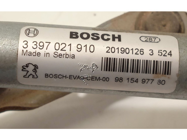 Рулевая рейка  Двигатель стеклоочистителей 9815497780, 0390241589   Peugeot 2008 I 2013 - 2019 года