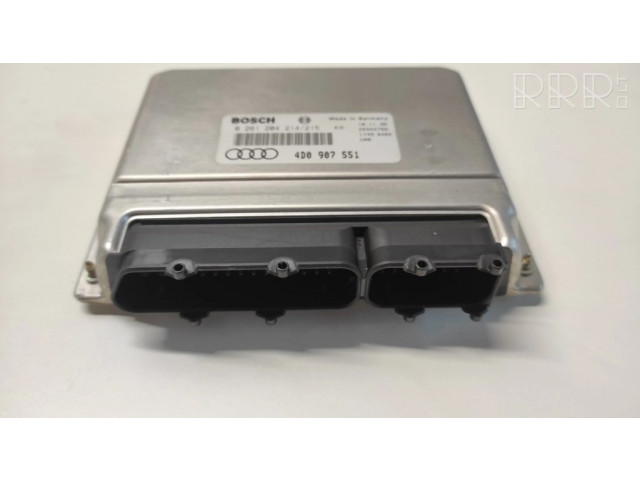 Блок управления двигателя 0261204214, 4D0907551 Audi A4 S4 B5 8D