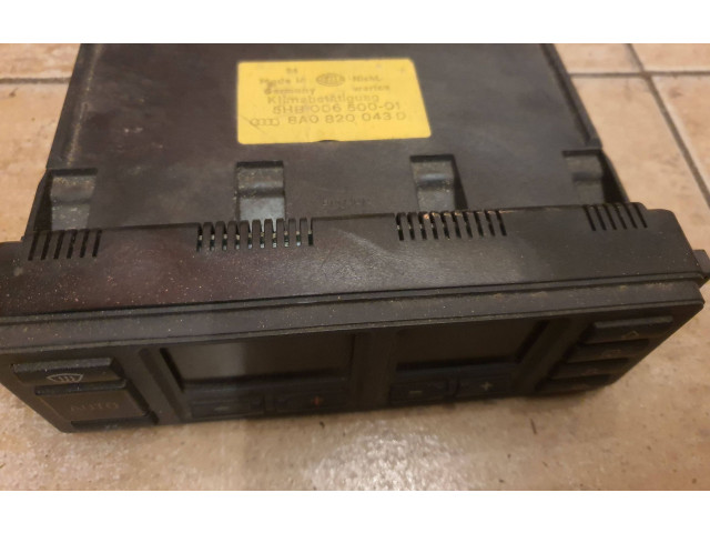 Блок управления климат-контролем 8A0820043D, 5HB00650001 Audi 80 90 S2 B4
