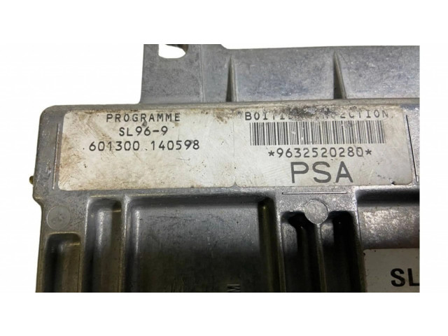 Блок управления двигателя 9632520280, 601300140598   Peugeot 306
