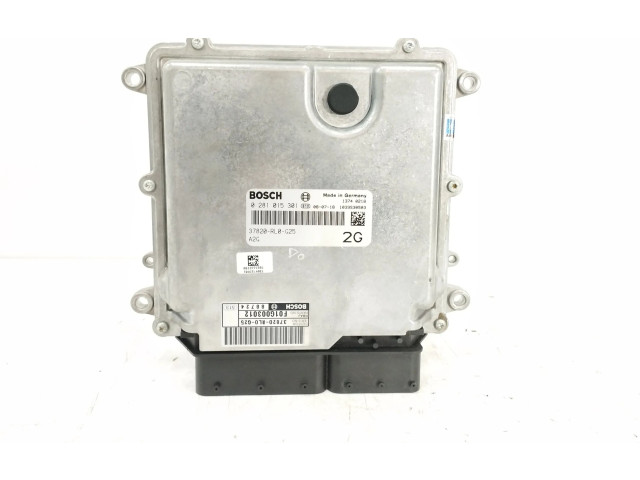 Блок управления двигателя 37820RL0G25, 0281015301 Honda Accord