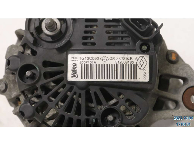 Генератор 231000861R, TG12C092 Dacia Sandero