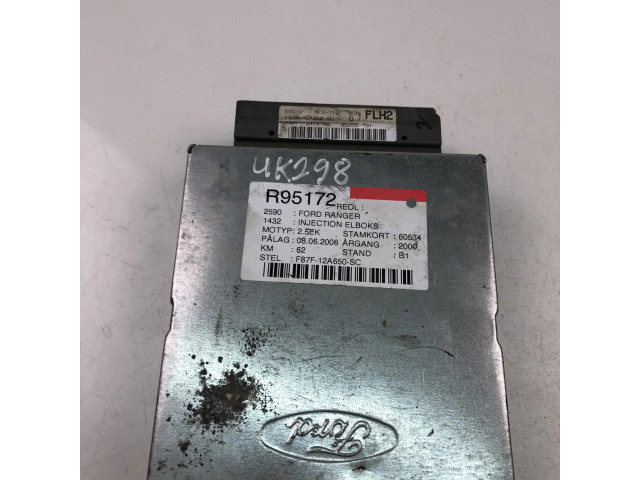 Блок управления двигателем Блок управления F87F12A650SC   Ford Ranger