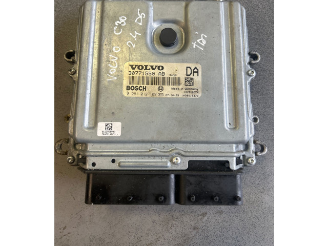 Блок управления двигателя 30771550AB, 0281012103 Volvo C30
