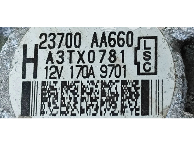 Генератор A3TX0781, 23700AA660 Subaru Legacy