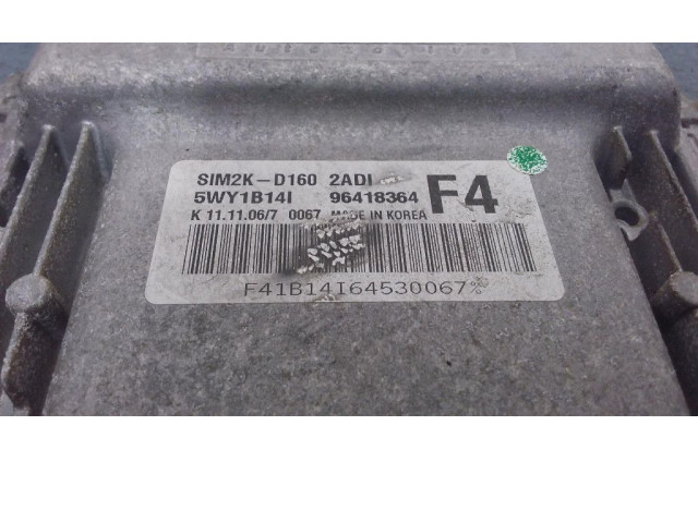 Блок управления двигателем Блок управления 96418364, 96418364   Chevrolet Epica