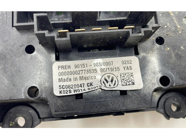 Блок управления климат-контролем 5C0820047CK, 901519030007 Volkswagen Jetta VI