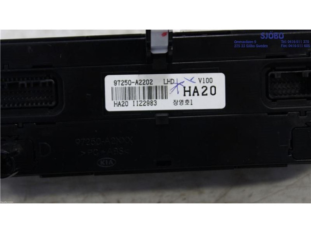 Блок управления климат-контролем 97250A2202WK, 97250-A2202LHD   KIA Ceed