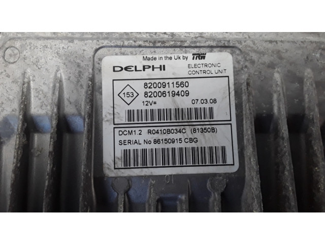Řídící jednotka 8200619409 Renault Modus 2008