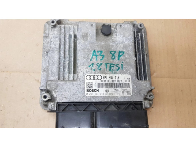 Блок управления двигателя 8P7907115, 8P1907115B   Audi A3 S3 A3 Sportback 8P