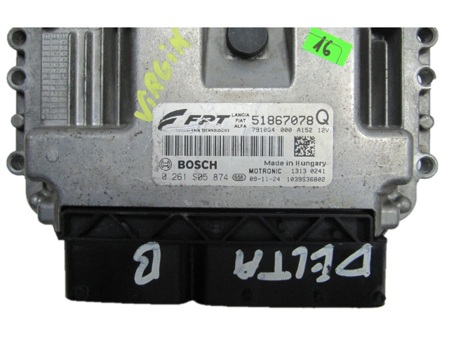 Блок управления двигателя 0261S05874   Lancia Delta