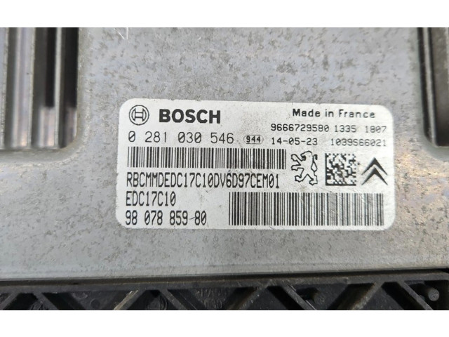 Блок управления двигателем Блок управления 0281030546, IMPRK1372259   Peugeot 2008 I