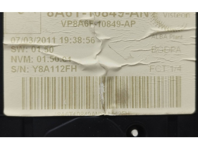 Přístrojová deska Ford Fiesta 2011 8A6T10849AN, VP8A6F10849AP