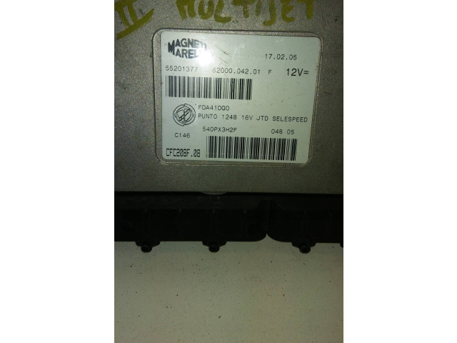 Řídící jednotka 6200004201, 55201377   Fiat Punto Evo 2010