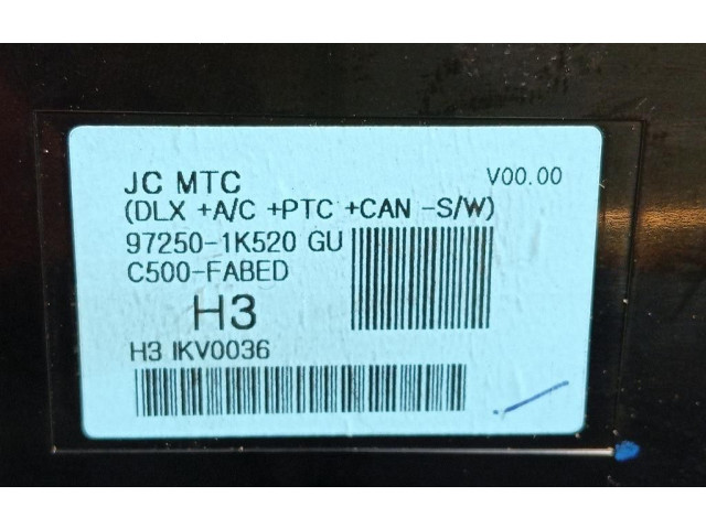 Блок управления климат-контролем 97250-1K520, 97250-1K520   Hyundai ix20