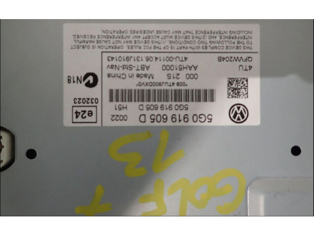 Дисплей    5G0919605B   Volkswagen Golf VII