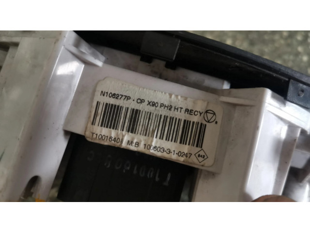 Блок управления климат-контролем T1001640A Dacia Sandero