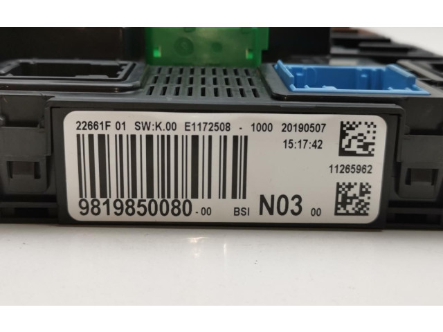 Блок предохранителей 9819850080   Peugeot 2008 I    