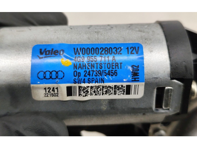 Моторчик заднего дворника 4G9955711A, W000028032 Audi A1