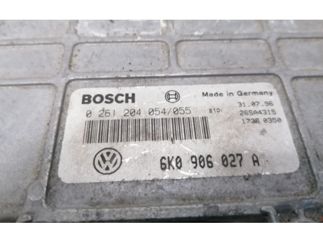 Блок управления двигателя 6K0906027A, 0261204054   Seat Cordoba (6K)