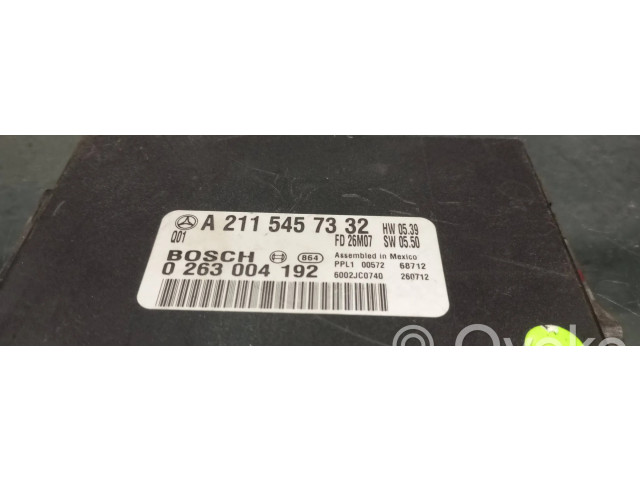 Блок управления коробкой передач A2115457332, 6002JC0740   Mercedes-Benz E W211