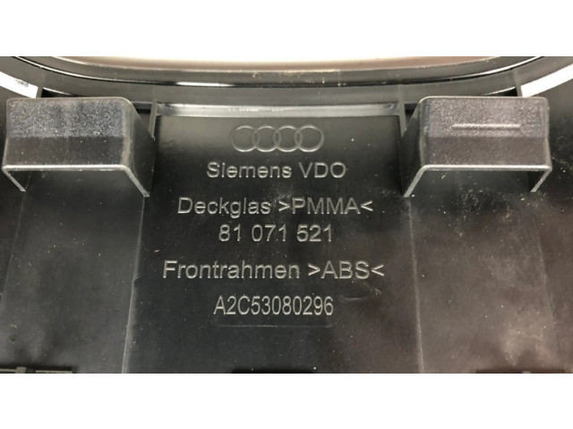 Панель приборов 8P0920981K, 76010220 Audi A3 S3 A3 Sportback 8P