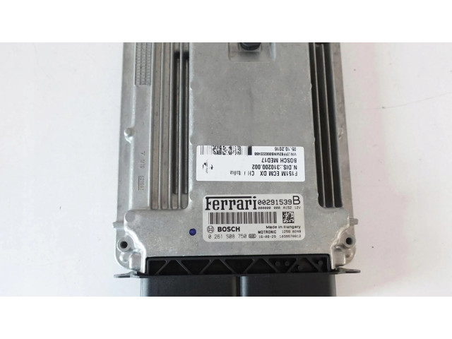 Řídící jednotka 291539, 0261S08750   Ferrari 488 Pista 2016