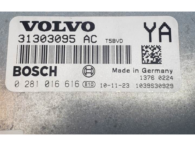 Блок управления двигателя 0281016616   Volvo V70