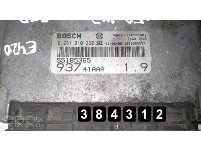 Блок управления двигателя 55185365 Alfa Romeo 147