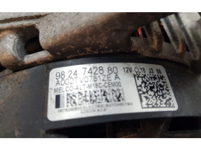 Генератор 9809200480, 9824742880   Opel Combo E      