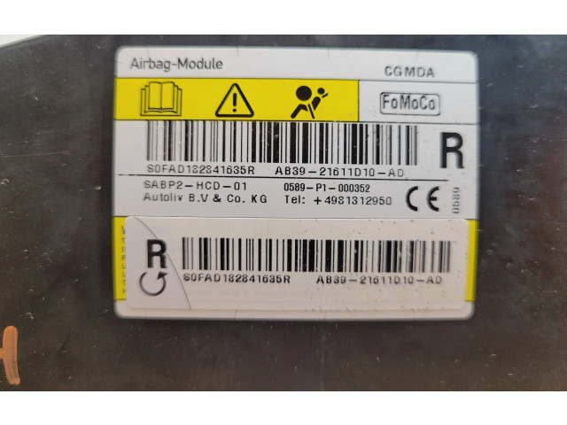 Подушка безопасности в сиденье AB39-21611D11-AD, 4981312950 Ford Ranger