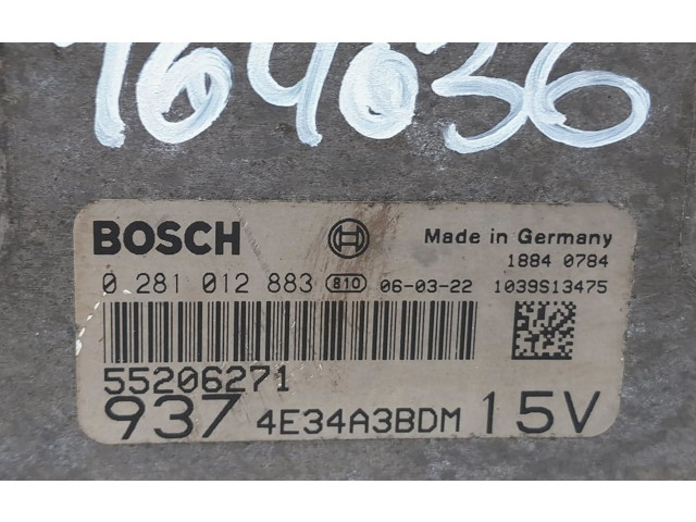 Блок управления двигателя 55206271, 164036 Alfa Romeo GT