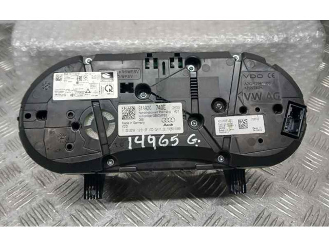Панель приборов 81A920740E, 81A920740E   Audi Q2 -       