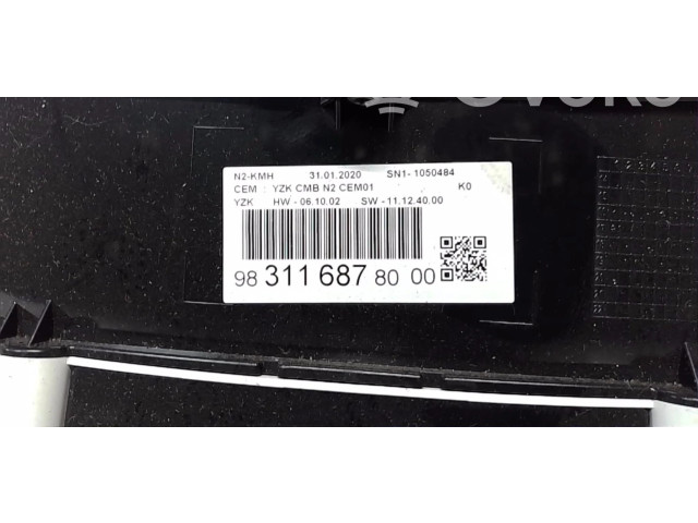 Přístrojová deska Peugeot Expert 2020 9837473080